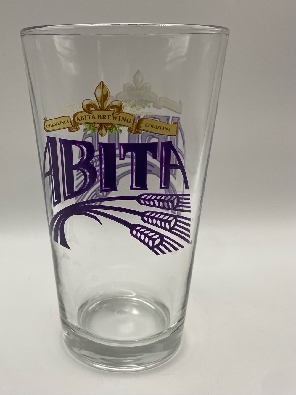 ABITA Brewing Beer Classic Pint Glass - Abita Springs Louisiana